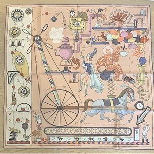 Brand new Hermes silk scarf
